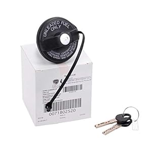 Originele Fiat tankdeksel afsluitbaar met 2 sleutels 71802520