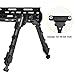 MidTen Tactical M-LOK Bipod 7.5-9 Inches for Hunting and Shooting