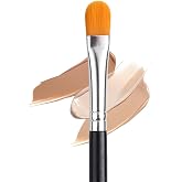 IPRESTA Flat Concealer brush Brow Brush Black Single Brushes Eye Shadow Primer Applicator Brush for Blending, Small Makeup Brush Concealer Brush Eyeshadow brush