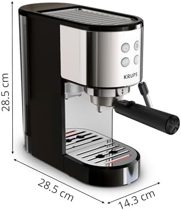 - Virtuoso Essential Machine expresso compacte Silver - 15 bars