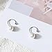 U Studs Faux Pearl Ear Crawler Earrings Cuffs Climber Ear Wrap Pin Vine Non-pierced Charms Clip On Jewelry Silver Pearl