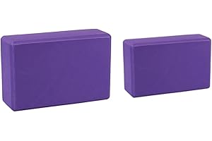 Kenhihi Yoga Block - Unsupported Latex Eva foam - Soft non slip surface with bevel for yoga, pilates, meditation - Yoga accessories for stability, balance and deep stretching