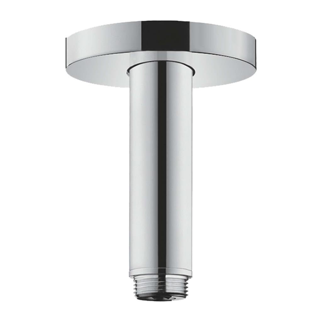 hansgrohe Ceiling connector S 100 mm, chrome, 27393000 — image 1