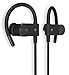 Miger Wireless Headphones Bluetooth Earbuds,IPX7 Waterproof,SweatProof, Secure Fit,Noise Cancelling Earphone with Microphone for Gym, Sports and Running (Black)