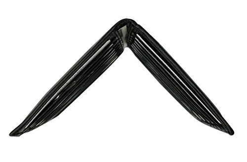 New RFID Blocking Premium Genuine Leather Bifold Credit Card ID Holder (Black)