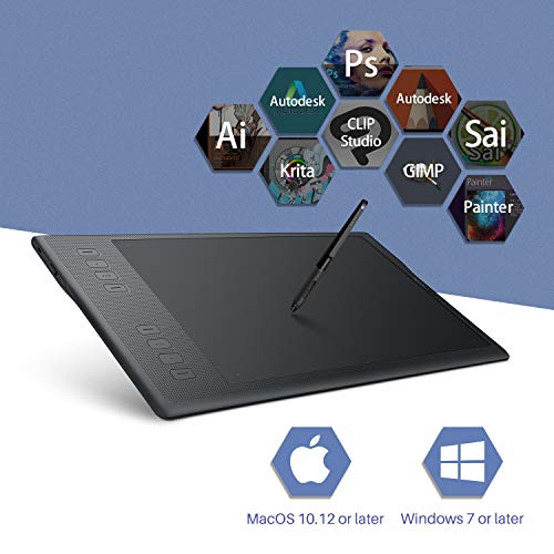 HUION Inspiroy Q11K V2 Wireless Drawing Tablet Digital Graphics Tablet