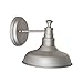 Design House 519892 Kimball Industrial Farmhouse 1-Light Indoor Wall Light with Metal Shade for Hallway Bathroom Kitchen Foyer, Galvanized Paint