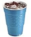 Hefty Ultimate Easy Grip Plastic Party Cups (Blue, 18 Ounce, 100 Count)