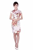 YueLian Women's Chinese Evening Cheongsam Short Qipao Dress