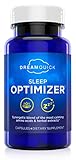 DreamQuick Sleep Optimizer - Maximum Strength Herbal Sleep Aid - Made with Valerian Root and Flower, Taurine, Vitamins B6 and D3 & Time-Released Melatonin