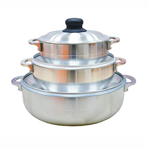 1 GAU+89226+Polish+Aluminum+Caldero+3+Piece