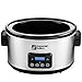 Magic Mill 8.5 Quart Slow Cooker Crock Pot, Digital Programmable, 20 Hour Timer, 3 Cooking Settings, Locking Lid for Easy Transport, Dishwasher Safe