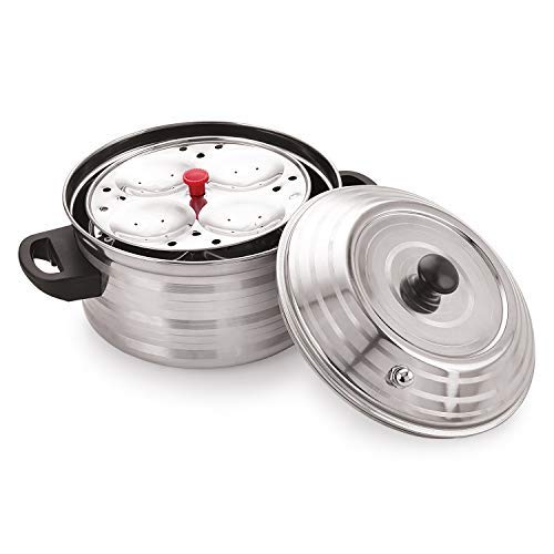 BMS LIFESTYLE Stainless Steel 4-Plates Idly Cooker