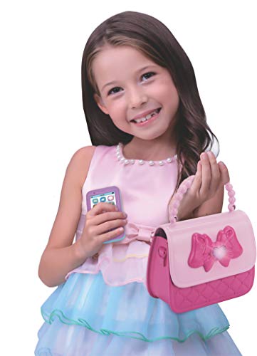 Playkidz Princess My First Purse Set - 8 Pieces Kids Play Purse and Accessories, Pretend Play Toy Set with Cool Girl Accessories, Includes Phone and Bag with Lights and Sound