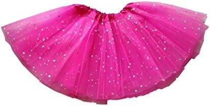 Sparkle/Glitter Tutu Skirt for Girls Fuchsia