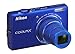 Nikon COOLPIX S6200 16 MP Digital Camera with 10x Optical Zoom NIKKOR ED Glass Lens and HD 720p Video (Blue)