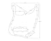 KAISH Jazz Bass J Bass Pickguard fits USA/Mexican 4 String Fender Jazz Bass Black 3 Ply