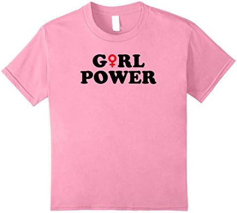 unisex-child Girl Power T-shirt Feminism Tee Girl Power Shirt 10 Pink