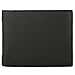Men's Wallet - RFID Blocking Cowhide Leather Vintage Trifold Wallet (Charcoal Black)