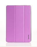 Poetic SLIMLINE Portfolio Case for Apple iPad Mini Tablet Lavender/Black (Automatically Wakes and Puts the iPad Mini to Sleep)(3 Year Manufacturer Warranty From Poetic)