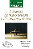 Epreuve de traduction a l'agregation interne d'anglais by