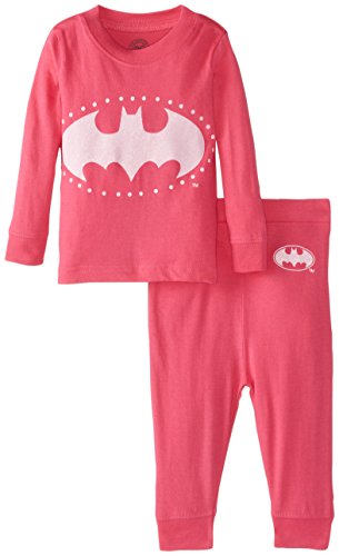 DC Comics Baby Girls' Bat Girly 2 Piece Cotton Infant