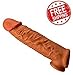 Extra Large Extender 6.5INCH Sleeve Extension Male Enlarger Toy 6529(Skin Tone)