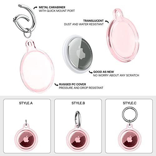 4 Pack Airtag Holder, Airtag case Waterproof Apple Air Tag Case with