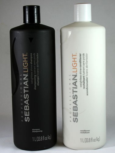 Sebastian Light 950 ml Shampoo + 950 ml Conditioner (Combo Deal) by Sebastian Professional