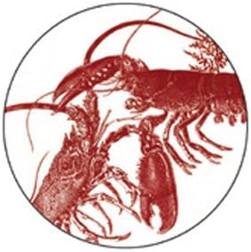Caskata Studio 12 Count Paper Coasters in Box, Red Lobster
