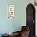 Adeco Decorative Wood Wall Hanging Sign Plaque 