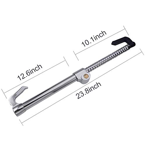 Fovolat Reliable Car Steering Wheel Lock Anti-Theft Clutch Lock Retractable Brake Lock for Car Safety