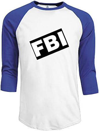 Classic FBI Rights Men's Raglan 3/4 Sleeve T Shirt (3 Colors)