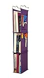 Locker Ladder Locker Organizer Hanging Shelves, Sewn and Assembled in USA (Purple)