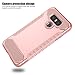 LG G6 Case,SKYLMW Impact Resistant Shock-Absorption Case,Dual Layer Armor Full-Body Protective Case for LG G6 Rose Gold