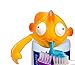 Spread Heads Toothpaste Cap Dispenser Bubbles Fish