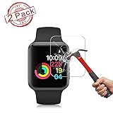 2 Pack Apple 38mm Watch Screen Protector (38mm Series 3/2/1 Compatible) Live2Pedal Full Coverage Anti-Scratch/Anti-Fingerprint/High Definition Screen Protector Compatible Apple Watch 38 mm