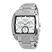 Armitron Men's 204590SVSV Square Stainless Steel Multi-Function Dress Watch