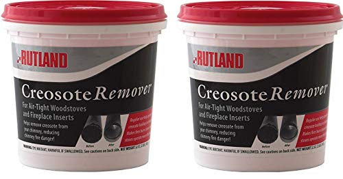 Rutland Dry Creosote Remover Chimney Treatment, 2-Pound (2-(Pack))