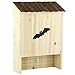 Gardirect Natural Double Chamber Bat House
