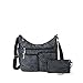 Baggallini Everywhere Bagg with RFID, Pewter Floral