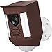 Frienda Silicone Cover Skin for Ring Spotlight Battery Cam Security Camera, Sun Glare, UV light and Weather Resistant Protected Case (Brown)