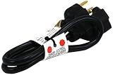 Monoprice 2ft 16AWG Power Extension Cord Cable, 13A (NEMA 5-15P to NEMA 5-15R) (2-Pack)