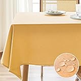 AUSSPVOCT Textured Tablecloth Rectangle 60x84 Water