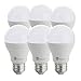 TaoTronics LED Light Bulbs 60 Watt Equivalent, A19 LED Bulbs, Daylight, 5000K, E26 Socket, Not Dimmable - Pack of 6
