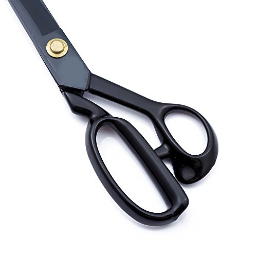 SMITH CHU Sewing Scissors-Heavy Duty Tailor Scissors Shears for Fabric,Leather,Raw Materials,Dressingmaking,Altering-Professional Upholstery Shears for Dressmakers Students Office Crafting (12 inch)