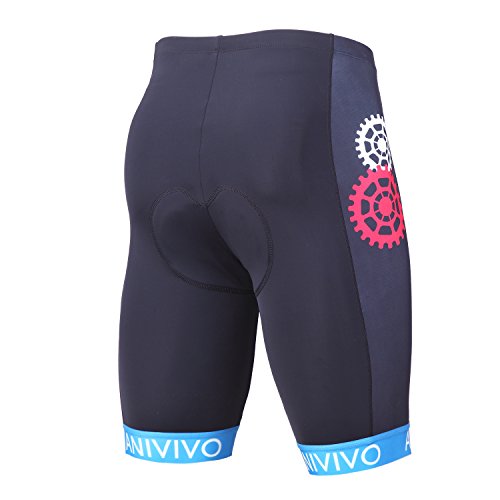 ANIVIVO Cycling Shorts Men Cool Max Padded,Mens Bike Shorts Comfort