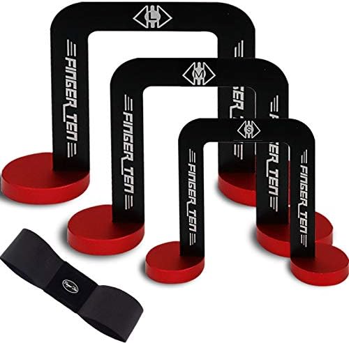 FINGER TEN Golf Putting Gates 3 Gate Sizes S M L(2”/ 2.36”/ 2.76”) with Protective Pouch, Practice Training Aid Arm Band Trainer, Game Gift for Home Outdoor Indoor Use