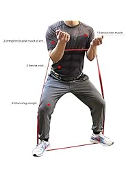 AUPCON - Bandas de resistencia para entrenamiento en casa, fitness, estiramiento y asistencia