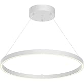 Kuzco Lighting Cerchio - 51W LED Pendant-1.38 Inches Tall and 23.63 Inches Wide-White Finish